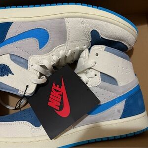 Nike Air Jordan 1 Zoom Air CMFT 2 Blue/ Grey. Size 9. New!